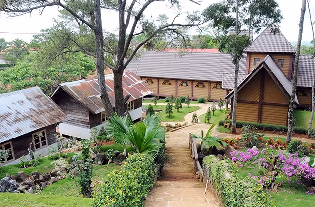 Một góc Khu điều trị bệnh phong Di Linh.