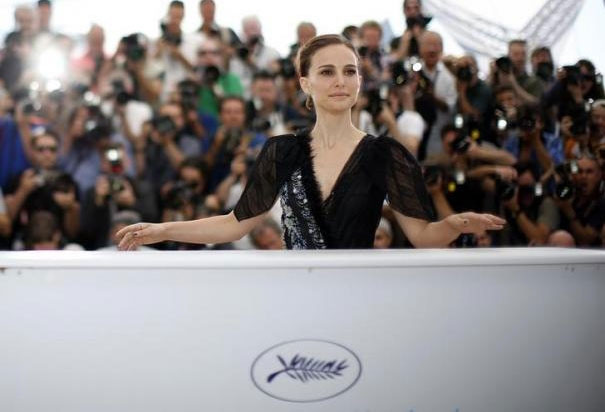 Natalie Portman trong buổi ra mắt phim của mình tại Cannes.