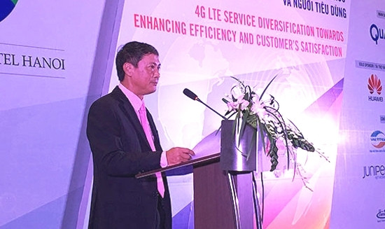 Thứ trưởng Bộ Thông tin và Truyền thông Phạm Hồng Hải phát biểu tại Hội thảo.