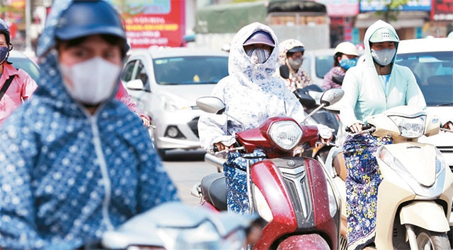 Hình ảnh phổ biến ở các thành phố, đô thị. Ảnh: VOV