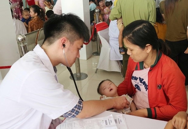 Nhiều trẻ em có hoàn cảnh khó khăn được sáng lọc bệnh tim miễn phí. 