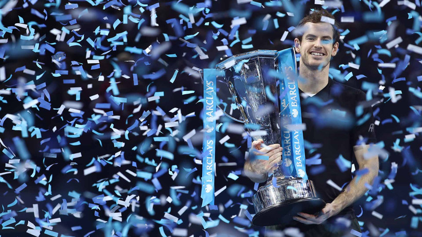 Andy Murray đã khép lại mùa giải 2016 bằng danh hiệu ATP Tour Finals đầu tiên trong sự nghiệp. Ảnh: ATP