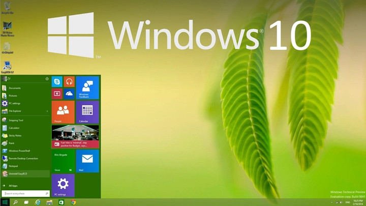 Windows 10 với phím bấm start sẽ chính thức phát hành vào 29-6.