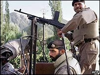 Binh sĩ Ấn Độ <br>tại khu vực Kashmir.