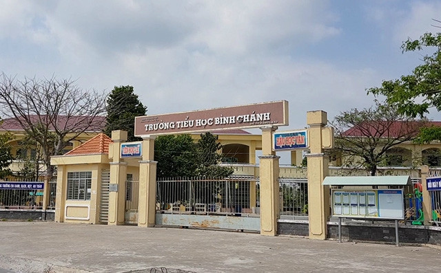 Trường tiểu học Bình Chánh (xã Nhựt Chánh, huyện Bến Lức, tỉnh Long An) nơi cô N. đang công tác. 