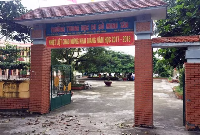 Kỷ luật cảnh cáo Hiệu trưởng Trường THCS Minh Tân (Hải Phòng)