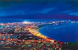 Quy Nhơn về đêm.