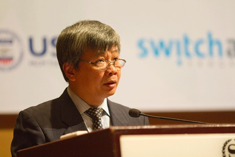 Thứ trưởng Bộ Kế hoạch và Đầu tư Nguyễn Thế Phương tại Hội thảo.