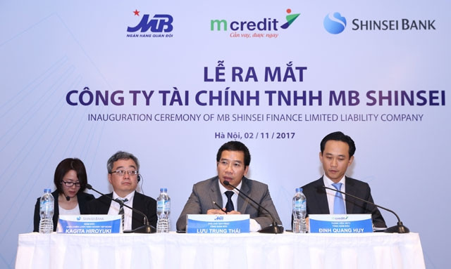 Công bố ra mắt Công ty tài chính TNHH MB Shinsei