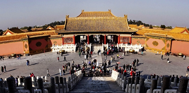 Tử Cấm Thành thu hút đông đảo du khách. Ảnh: Tân Hoa Xã