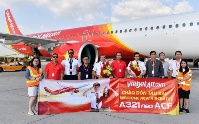 Vietjet nhận thêm tàu bay A321neo ACF hiện đại hàng đầu thế giới