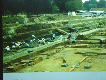 Công tác khai quật tiến hành 8 năm qua