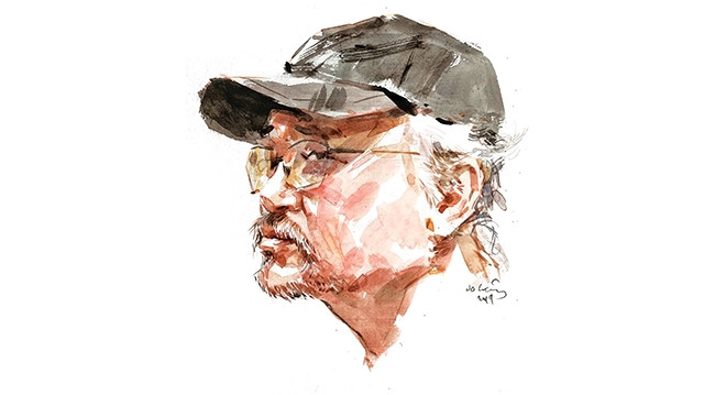 Chân dung đạo diễn Trần Mỹ Hà của họa sĩ Ðỗ Hoàng Tường.