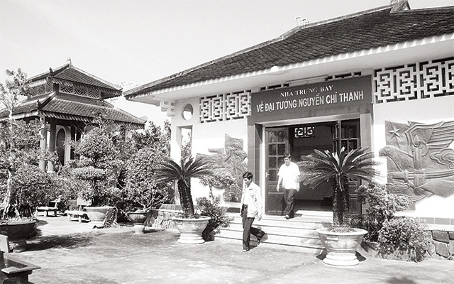 Khu di tích lưu niệm Ðại tướng Nguyễn Chí Thanh tại xã Quảng Thọ (huyện Quảng Ðiền).