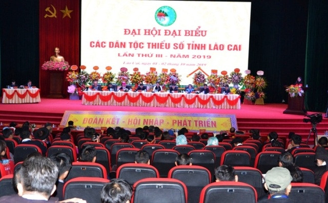 Đại hội đại biểu dân tộc thiểu số tỉnh Lào Cai đã khai mạc sáng 2-10, tại TP Lào Cai.