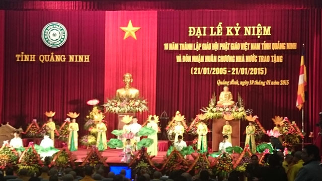 Đại lễ kỷ niệm 10 năm thành lập Giáo hội Phật giáo Việt Nam tỉnh Quảng Ninh