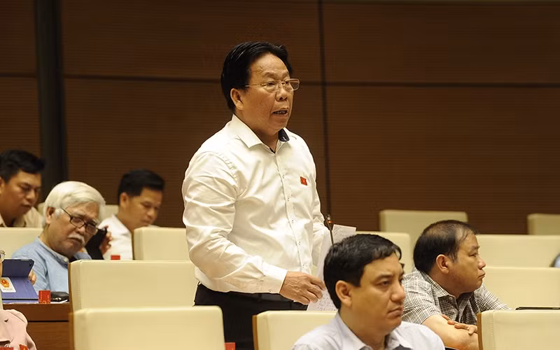 Đại biểu Quốc hội Nghiêm Vũ Khải (Đoàn đại biểu Quốc hội TP Hải Phòng).