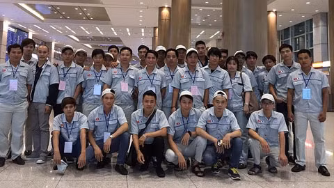 Lao động mẫu mực Việt Nam tái nhập cảnh Hàn Quốc (Ảnh: FB Văn phòng Quản lý lao động Việt Nam theo chương trình EPS tại Hàn Quốc)