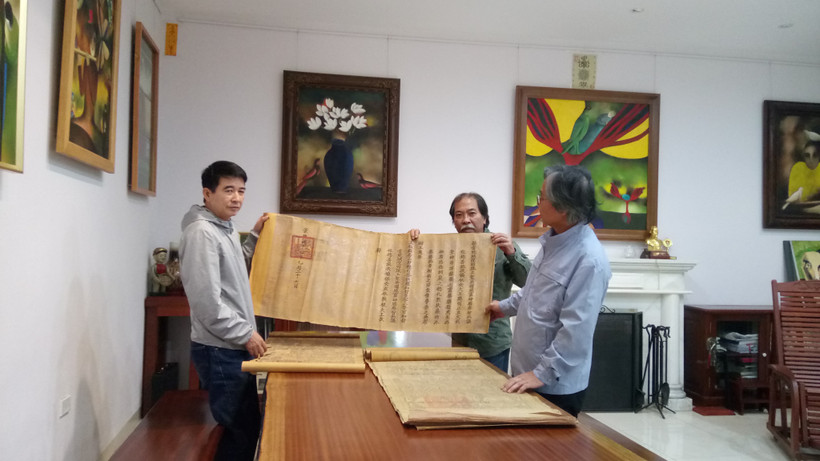 Nhóm Nhân sĩ Hà Đông rà soát lại các đạo sắc phong.