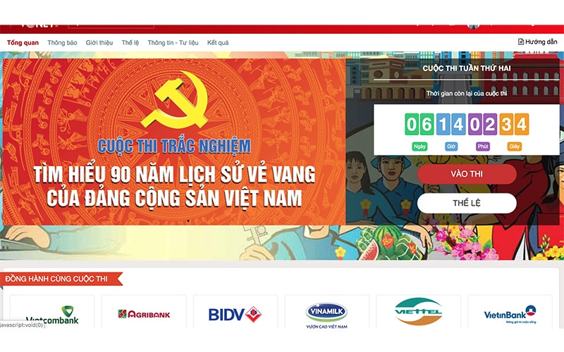 Tuần thi thứ hai bắt đầu từ 10 giờ ngày 2-9 và kết thúc vào 9 giờ ngày 9-9, kết quả sẽ được công bố ngay sau khi kết thúc.