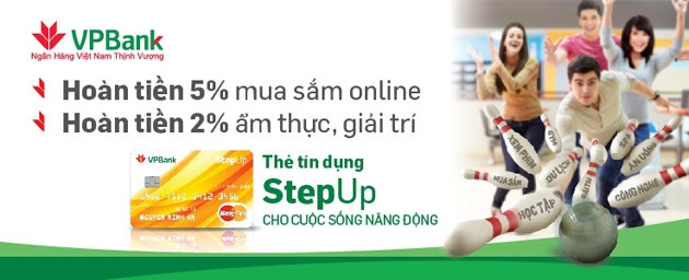 VPBank ra mắt thẻ tín dụng VPbank StepUp dành cho giới trẻ
