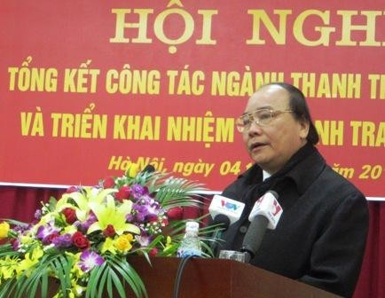 Ủy viên Bộ Chính trị, Phó Thủ tướng Chính phủ Nguyễn Xuân Phúc phát biểu chỉ đạo tại Hội nghị