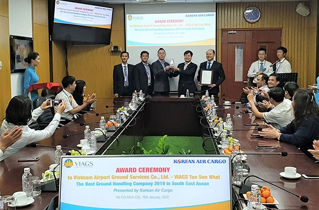 Korean Air đánh giá VIAGS phục vụ tốt nhất Đông - Nam Á