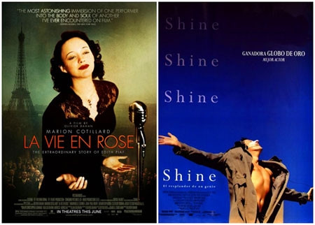 Chiếu phim “La Vie en Rose” và “Shine” quyên góp cho quỹ điện ảnh trẻ