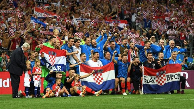 Croatia làm nên lịch sử cho bóng đá nước nhà khi lần đầu tiên lọt vào tới trận chung kết ở một kỳ World Cup. (Ảnh: FIFA)