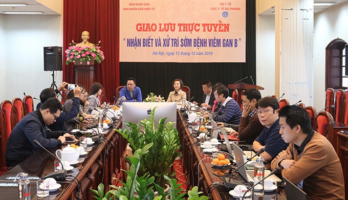 Giao lưu trực tuyến về nhận biết và xử trí sớm bệnh viêm gan B