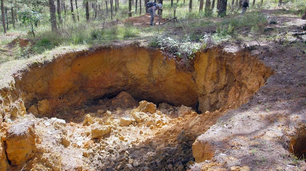 Khu vực khai thác thiếc trái phép tại huyện Lạc Dương, Lâm Đồng đã được “giải tỏa”.