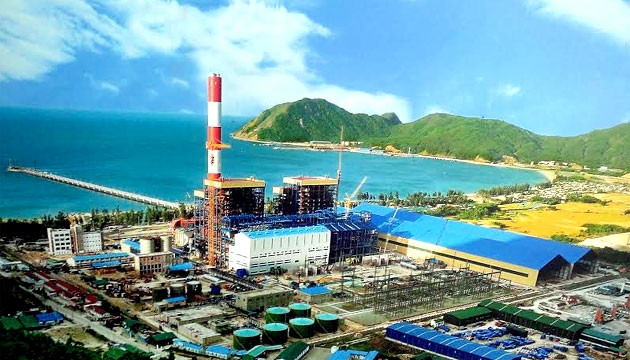 Một góc đại dự án Formosa ở Khu kinh tế Vũng Áng.