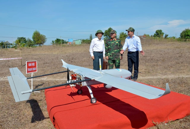 Máy bay không người lái (UAV) thuộc tổ hợp máy bay không người lái trinh sát VT-Pigeon.