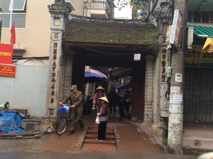 Cổng làng An Thái (Cổng Giếng) ở phường Bưởi, quận Tây Hồ, Hà Nội.