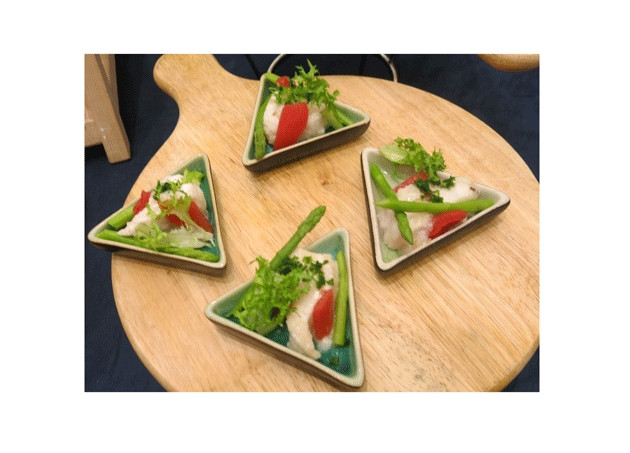 Một món ăn của Bỉ được giới thiệu tại “A taste of Belgium”.