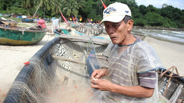 Ông Nguyễn On buồn vì không còn bến đậu thuyền.