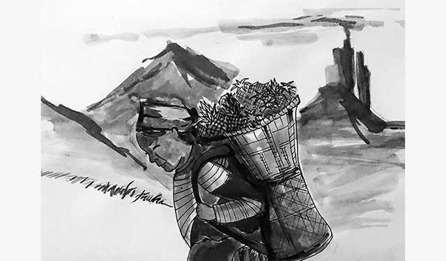 Bản Lầu mùa dứa chín