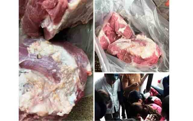 Thông tin không đúng về thịt lợn nhiễm sán gạo ở chợ Phố Lu, huyện Bảo Thắng, tỉnh Lào Cai được đăng tải trên mạng xã hội.
