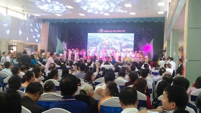 Lễ kỷ niệm 50 năm thành lập Trường Đại học Nông lâm Thái Nguyên.