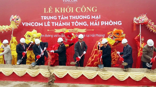 Xây dựng trung tâm thương mại Vincom Hải Phòng 600 tỷ đồng