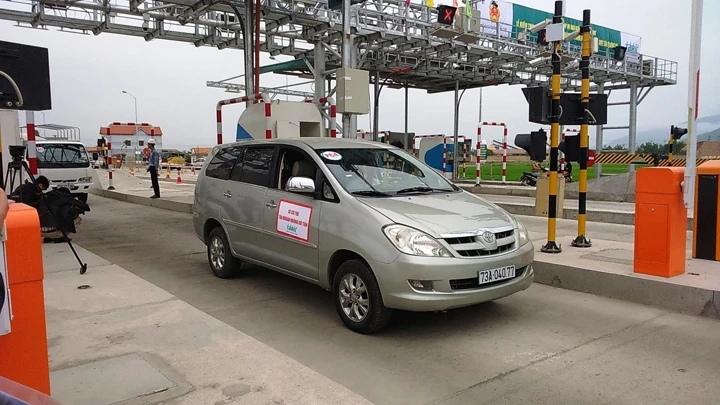 Hệ thống thu phí không dừng tại Trạm thu phí quốc lộ 1 đoạn qua Quảng Bình của nhà đầu tư Tasco.