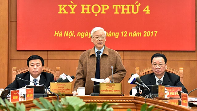 Tổng Bí thư Nguyễn Phú Trọng phát biểu chỉ đạo Kỳ họp (Ảnh: ĐĂNG KHOA)
