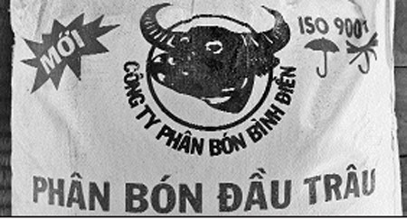 Nhãn hiệu phân bón giả.