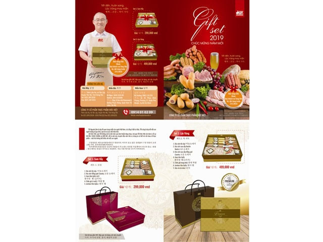 Thực phẩm Đức Việt ra mắt sét quà xúc xích Xuân Kỷ Hợi 2019