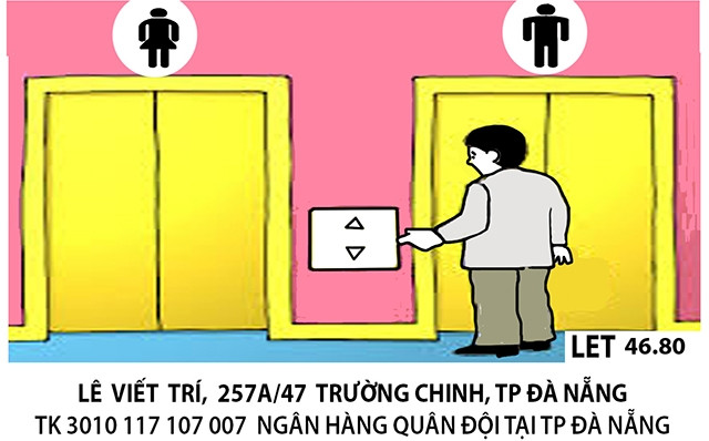 "Táy máy" trong thang máy