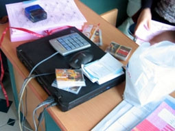 Thẻ chơi game lậu MU Hà Nội tại văn phòng Công ty Tin học Ngô.