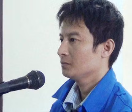 Bị cáo Bùi Xuân Lâm tại tòa.