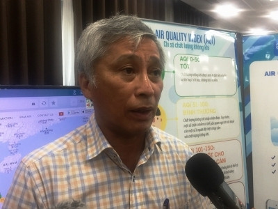 TS Hoàng Dương Tùng, Chủ tịch Mạng lưới không khí sạch Việt Nam.