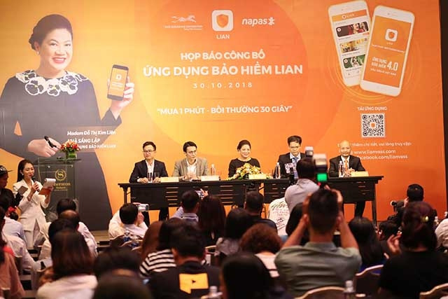 Lễ công bố ứng dụng công nghệ LIAN bảo hiểm tự động.