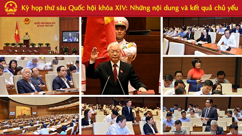 [INFOGRAPHIC] Kỳ họp thứ sáu Quốc hội khóa XIV: Những nội dung và kết quả chủ yếu